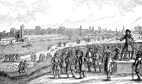 a meeting of the Frondeurs outside Paris