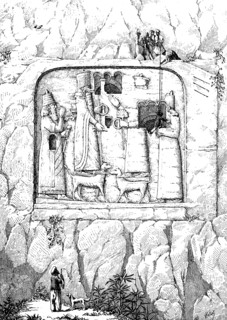 Rock sculpture of Bavian