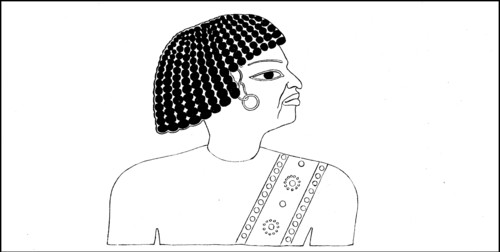 Head of a man from Ethiopia