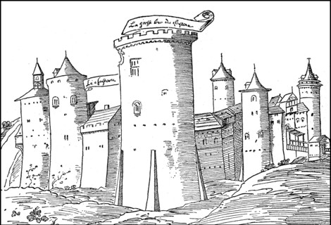 The old castle in Rouen