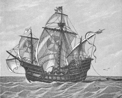 The caravel Santa Maria of Christopher Columbus  /  Die Karavelle Santa Maria des Christof Kolumbus