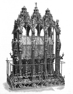 Tomb monument of Saint Sebaldus von Nürnberg in the Nuremberg church of the same name
