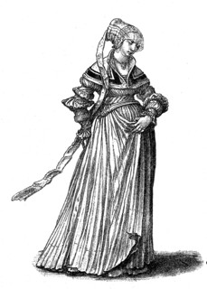 Women's costume from Basel in the early 16th century