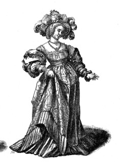 Women's costume from Basel in the early 16th century