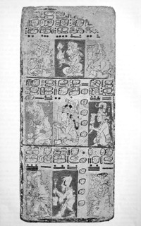 a page from a Maya manuscript