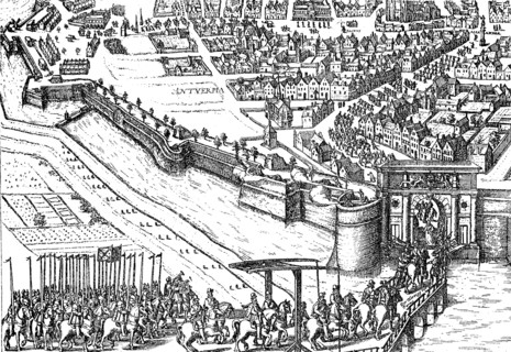 Alexander Farnese moves into Antwerp