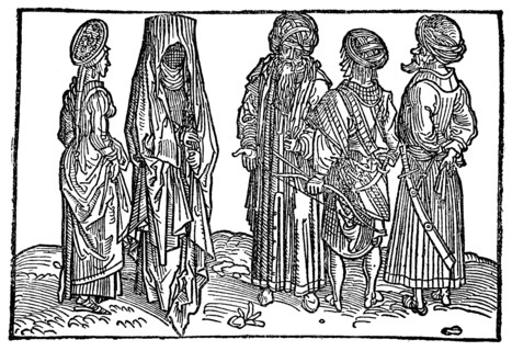 Oriental women and men