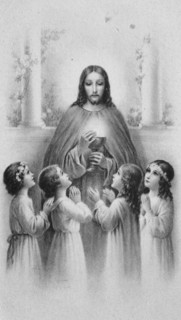 Jesus with the cup surrounded by children