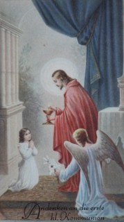 Jesus with the cup surrounded by children