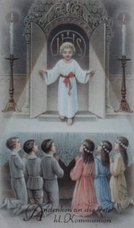 Baby Jesus surrounded by children