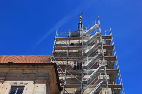 Been modified means bell tower