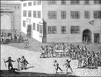 Advertising for military service in the 18th century in Brandenburg