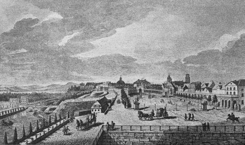 The city of Kassel in the 18th century