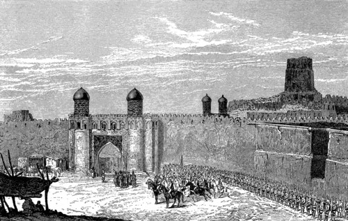 The handover of Khiva on the Russian Trupoen on May 29