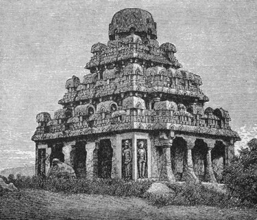 Buddhist monasteries and temples in Mahavellipore
