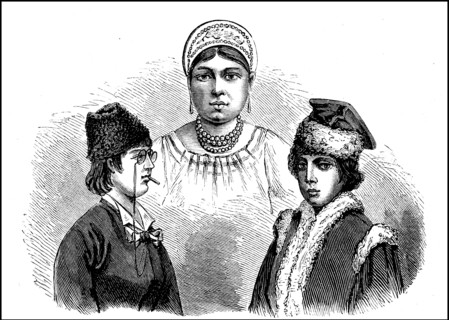 different types of women from Russia