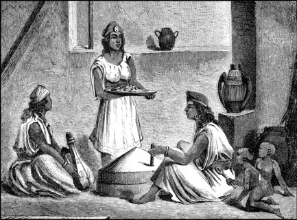Women of the ethnic group of the Kabyle