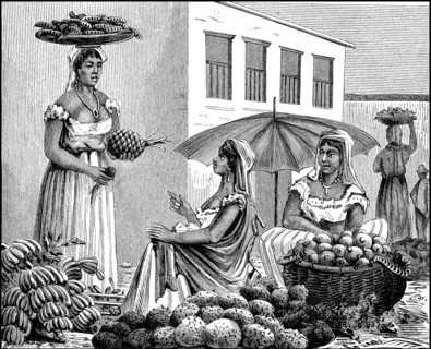 Market women in Carthagene