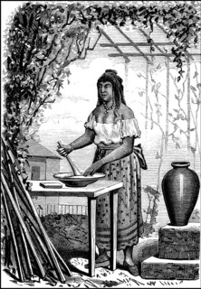 Farmer in Mexico during cooking