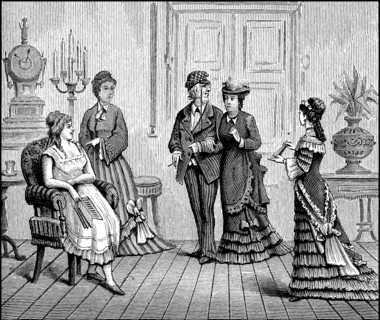 Scene from a home of the Mormons