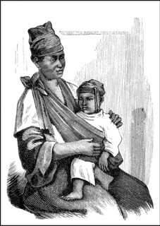 Woman with baby from Formosa