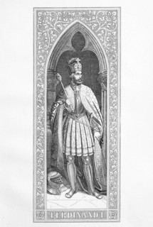 Ferdinand I. (* March 10, 1503, † 25 July 1564) of the House of Habsburg was from 1558 to 1564 Emperor of the Holy Roman Empire  /  Ferdinand I. (* 10. Maerz 1503; † 25. Juli 1564) aus dem Geschlecht ...
