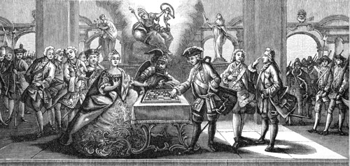 Allegory of the beginning of the Seven Years' War