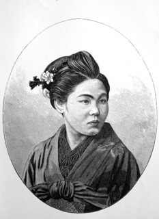 Japanese woman in kimono