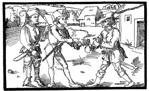 Bauer gives money to the tax collector
