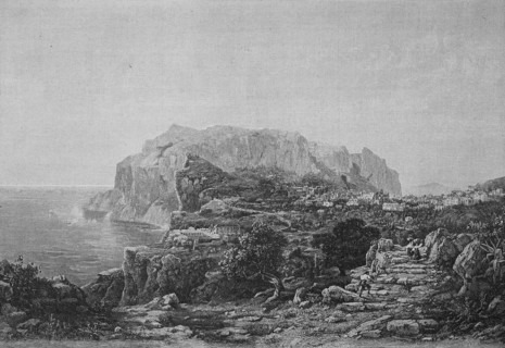 Isle of Capri for a view from 1860