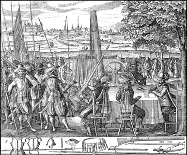 Recruitment and equipment of soldiers at the time of the Thirty Years War