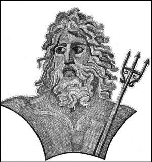 Greek god Poseidon
