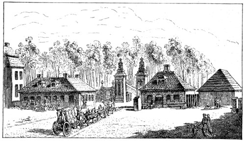 The Brandenburg Gate in Berlin in 1760