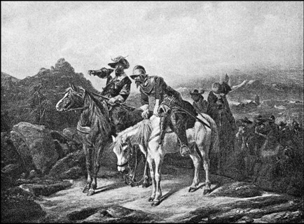 Cromwellsche riders in the Civil War of 1642 - 1646