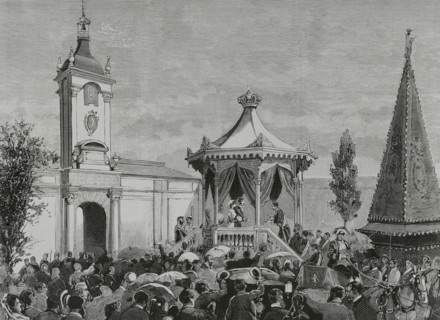 Journey of the King and Queen of Spain to Galicia