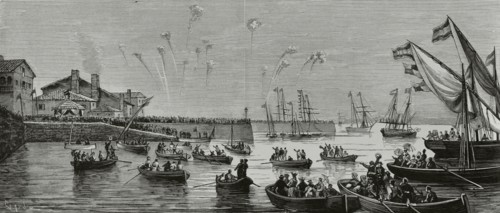 Journey of the King and Queen of Spain to Galicia