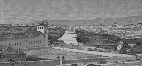 Spain, Valladolid, Panoramic view of the city