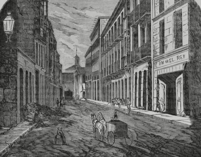 Spain, Valladolid, Constitucion Street