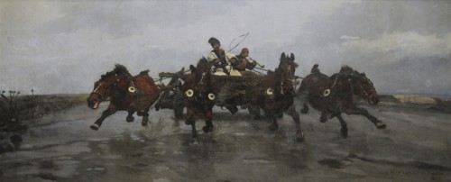 Jozef Chelmonski, Four-in-Hand, 1881