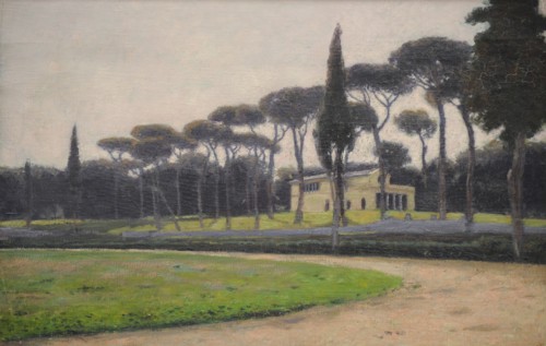 Aleksander Gierymski, Villa Borghese in Rome, ca