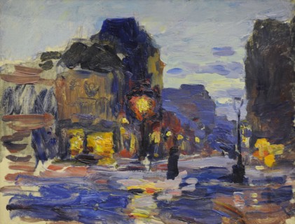 Ludwik de Laveaux, A Street in Paris, 1892-1893