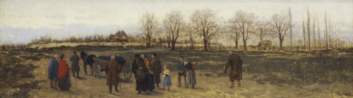 Franciszek Streitt, Burial of a Pauper in Germany, 1880