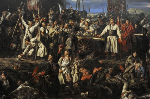 Tadeusz Kosciuszko, Kosciuszko in Raclawice, 1888, by Jan Matejko