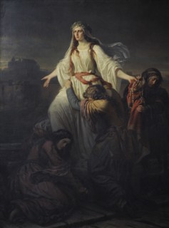 Maksymilian Piotrowski, Death of Princess Wanda, 1859