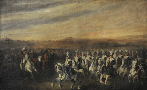 Piotr Michalowski, Dwernicki at the Head of the 2nd Uhlans Regiment, ca
