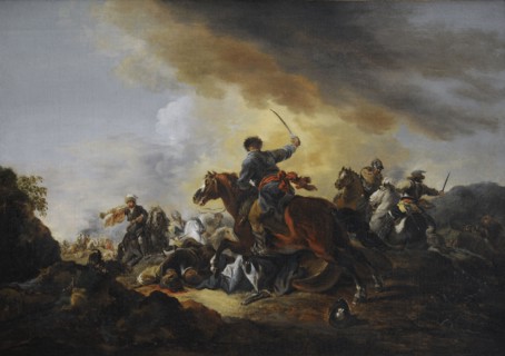 Aleksander Orlowski, Battle Scene, before 1802