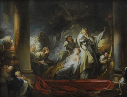 Jean Honore Fragonard, The Sacrifice of Caliroe, 1765