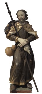 Saint James the apostle, Figurine of St James with the attributes of pilgrim