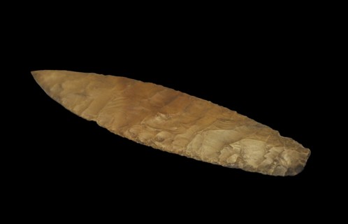 Knife blade or spearhead