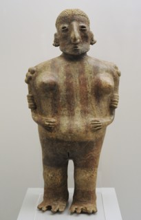 Figure depicting a pregnant woman